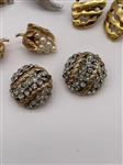 (4) Pairs Crown Trifari Earrings