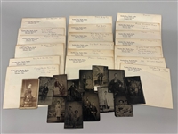 (22) Sets of Negatives and (12) Early Tin Types Including NYWF & Chicago WF 1933