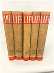 (5) Life Magazine Bound Volumes Set 1938-1939