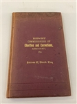 James Stark "Report Commissioners of Charities and Corrections of Kings County NY" 1890