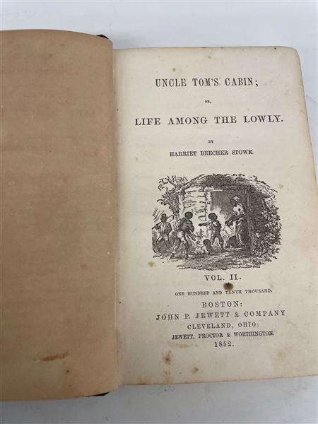 Harriet Beecher Stowe Uncle Tom's Cabin First Edition Later Printing