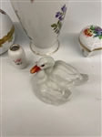 Group of Herend Porcelain Vases and Others
