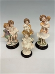 (4) Guiseppe Armani Figurines