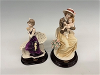 (2) Guiseppe Armani Figurines