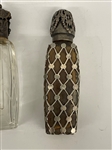 (3) Perfumes Mexican Sterling Overlay, Others