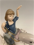 Lladro Swan and the Princess Figurine