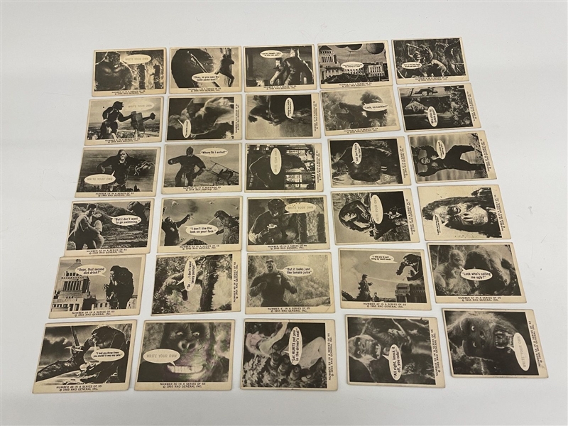 RKO King Kong Non-Sport Trading Cards 1965