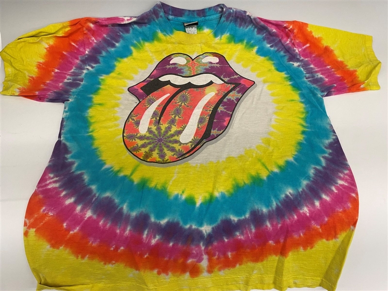 1994 The Rolling Stones Liquid Blue Tie Dye T-Shirt