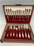Oneida Community Lady Hamilton Silver Plate Flatware Set Service for 6
