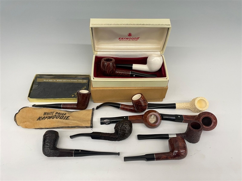(11) Unused Smoking Pipes Kay Woodie Yello-Bole Thorn