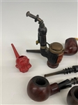 (14) Group of Smoking Pipes 
