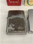 (10) Lighters (1) Pack of Antique Cigarettes