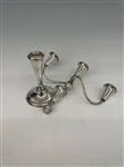 Pair of Reed and Barton Weighted Sterling Silver Convertible Candelabras