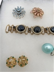 Nice Group of Vintage Costume Jewelry: Kramer, Marvella, Coro, Weiss, Others