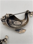 Brookcraft Sterling Silver Fish Brooches