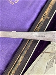 Gorham Sterling Silver Medallion Pastry Fork and Master Butter Knife in Display Case