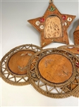 (8) Birch Bark Porcupine Quills Trays and Baskets