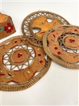 (8) Birch Bark Porcupine Quills Trays and Baskets