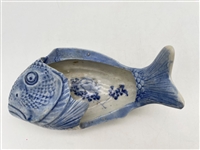 (4) 18th Century Japanese Canton Fish Bone Bowls