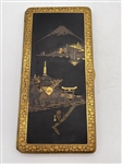 Group of Japanese Champleve Place Card Holders and Cigarette Cases