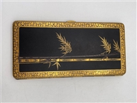 Group of Japanese Champleve Place Card Holders and Cigarette Cases