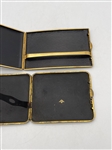 Group of Japanese Champleve Place Card Holders and Cigarette Cases