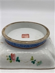 Chinese Famille Rose Footed Plate Tongzhi Mark and Period