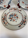 (3) Kangxi Famille Plates With Flowers Chinese Porcelain 