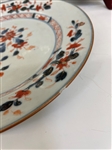 (3) Kangxi Famille Plates With Flowers Chinese Porcelain 