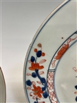 (3) Kangxi Famille Plates With Flowers Chinese Porcelain 