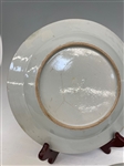 (3) Kangxi Famille Plates With Flowers Chinese Porcelain 
