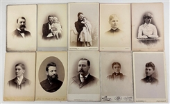 Antique Cabinet Card Portraits Lot