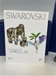 Swarovski Sculpture Endangered Wildlife Gorillas A 9100 in Original Box