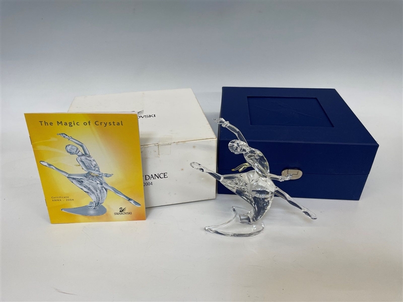 Swarovski Crystal The Magic of Dance 2004 Anna With COA and Box