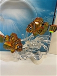 Swarovski Crystal Wonder of the Sea Harmony 2005 COA Base, Stand, Mirror and Box