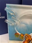 Swarovski Crystal Wonder of the Sea Harmony 2005 COA Base, Stand, Mirror and Box
