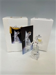 Swarovski Crystal 2000 Masquerade Columbine COA and Box