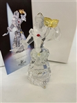 Swarovski Crystal 2000 Masquerade Columbine COA and Box