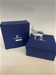 Swarovski Crystal Mother Elephant With COA and Box
