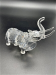 Swarovski Crystal Mother Elephant With COA and Box