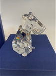 Swarovski Crystal Dog With COA and Original Box
