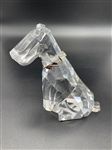 Swarovski Crystal Dog With COA and Original Box