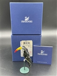 Swarovski Crystal Paradise Birds Belyaka Sterling and Crystal COA and Box