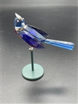 Swarovski Crystal Paradise Birds Benua Dark Sapphire Sterling and Crystal COA and Box