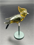 Swarovski Crystal Paradise Birds Bonriki Topaz Sterling and Crystal COA and Box
