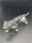 Swarovski Crystal Leopard With Box