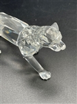 Swarovski Crystal Leopard With Box