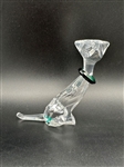 Swarovski Crystal The Cat Green Collar With COA and Box