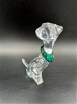 Swarovski Crystal The Cat Green Collar With COA and Box