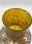Loetz Candia Diaspora Silberiris Vase in Yellow